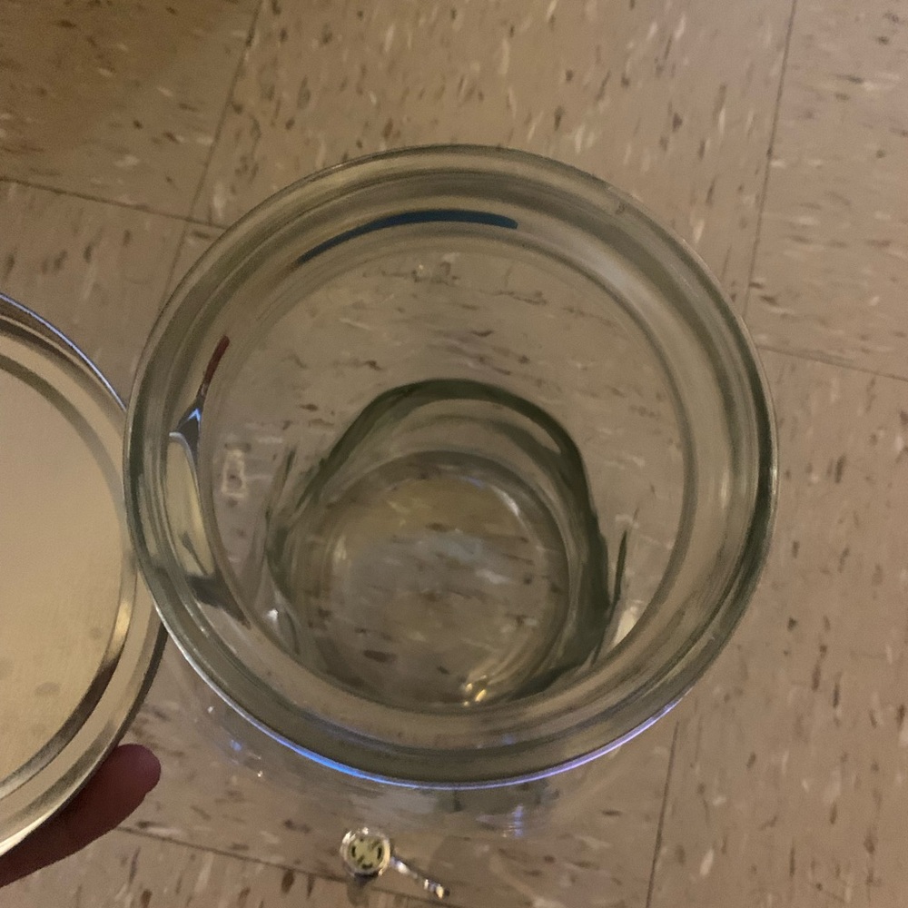 Clear Skull Glass Beverage Dispenser - Picture 4 of 5